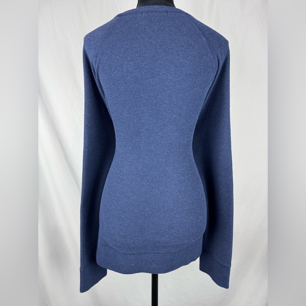 Banana Republic Navy Blue Knit Crew Neck Sweater - Picture 4 of 8